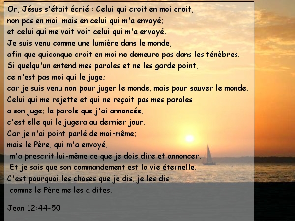 Jean 12:44-50