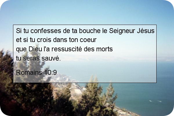 Romains 10:9 Romains 10:9