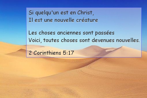  2 Corinthiens 5:17 