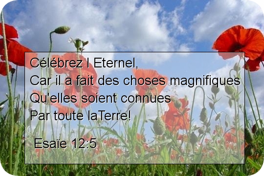Esaïe 12:5