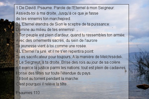 Psaumes 110