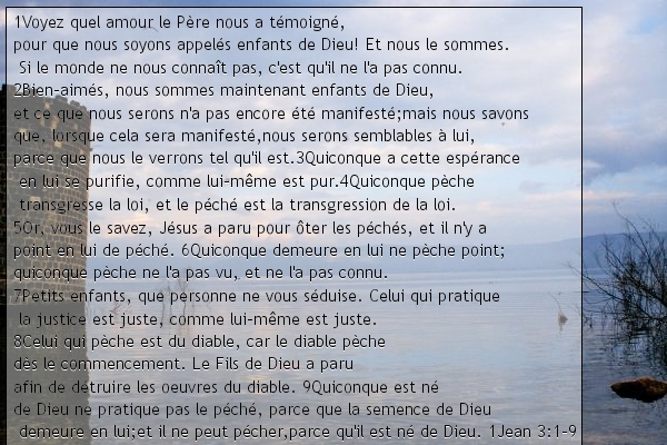 1Jean 3,1.9