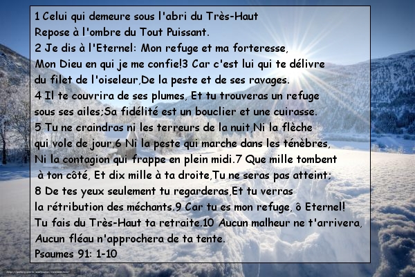 Psaumes 91 .1 10