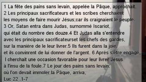 Luc 22 .1-7