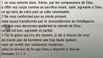 Romains 12.1-3