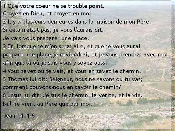 Jean 14. 1-6