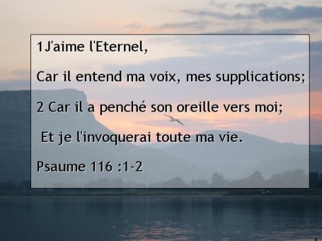 Psaume 116.1-2