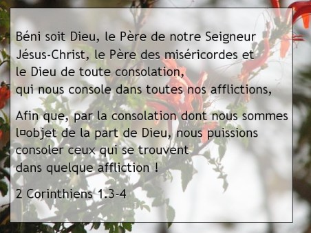2 Corinthiens 1.3-4