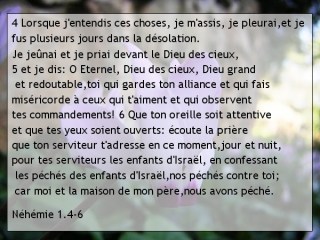 Néhémie 1.4-6