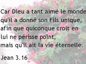 Jean 3.16...