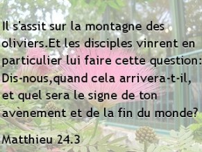 Matthieu 24.3