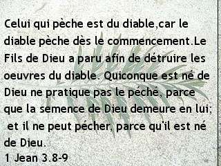 1 Jean 3.8-9.