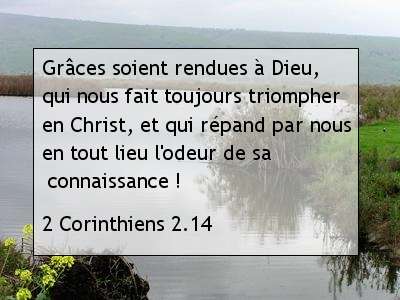 2 Corinthiens 2.14