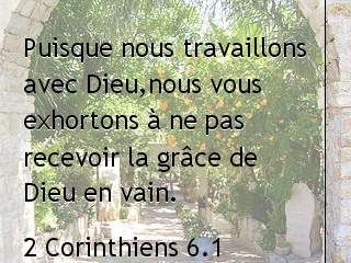 2 Corinthiens 6.1