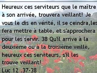 Luc 12 .37-38