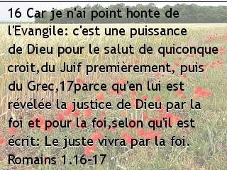 Romains 1.16-17