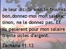 Zacharie 11.12