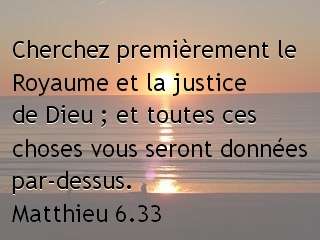 Matthieu 6.33
