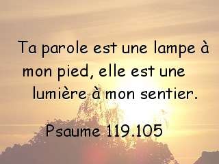 Psaume 119.105