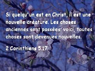 2 Corinthiens 5.17.