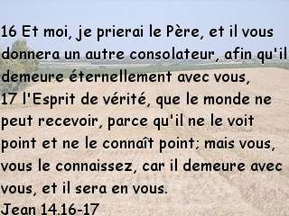 Jean 14.16-17