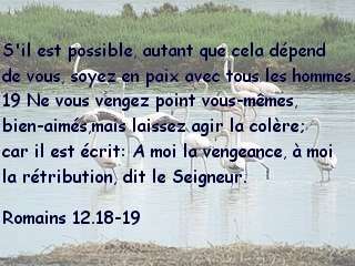 Romains 12.18-19