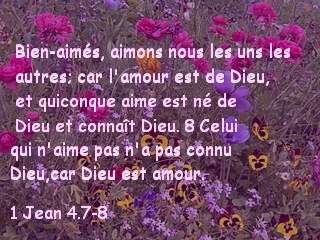 1 Jean 4.7-8