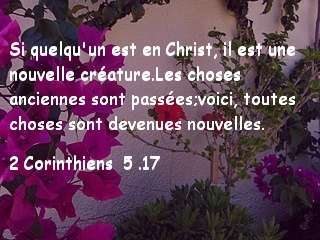 2 Corinthiens 5.17..