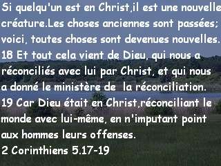 2 Corinthiens 5.17-19