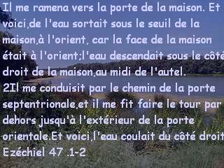Ezéchiel 47 .1-2