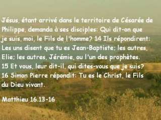 Matthieu 16.13-16