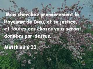 Matthieu 6.33