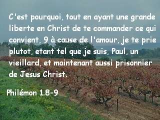 Philémon 1.8-9