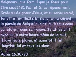 Actes 16.30-33
