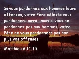 matthieu 6.14-15