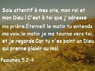 psaumes 5.2-4