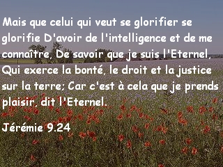 Jérémie 9.24
