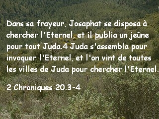 2 Chroniques 20.3-4