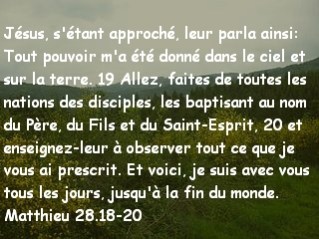 Matthieu 28.18-20