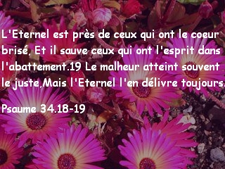 Psaume 34.18-19