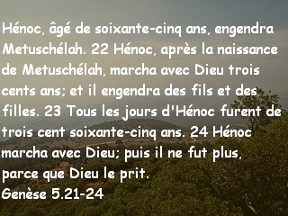 Genèse 5.21-24