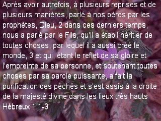 Hébreux 1.1-3