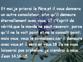 Jean 14.16-18