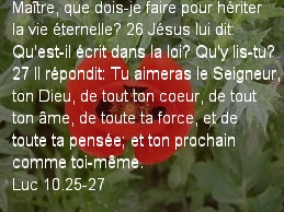 Luc 10.25-27