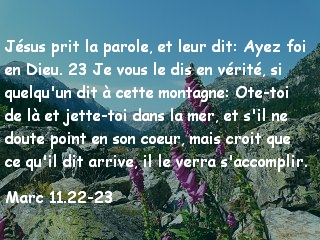 Marc 11.22-23