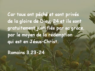 Romains 3.23-24