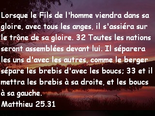 Matthieu 25.31