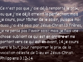 Philippiens 3.12-14