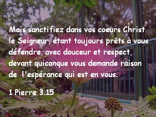 1 Pierre 3.15.