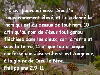 Philippiens 2.9-11